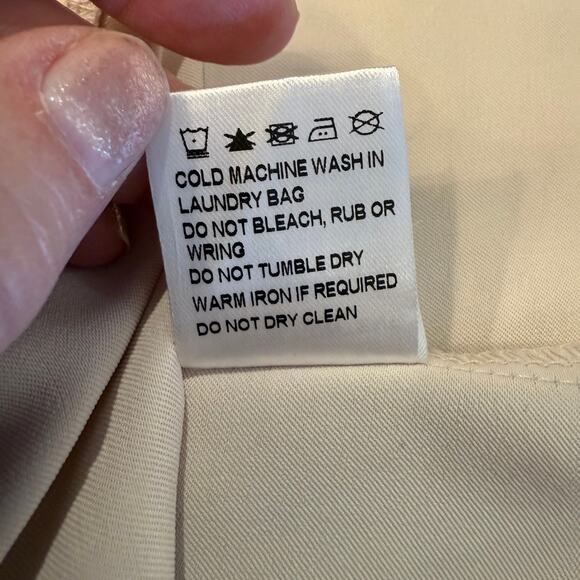 Princess Polly Women’s Size 8 Champagne Satin Mini Dress Lace Up Back - Picture 5 of 5